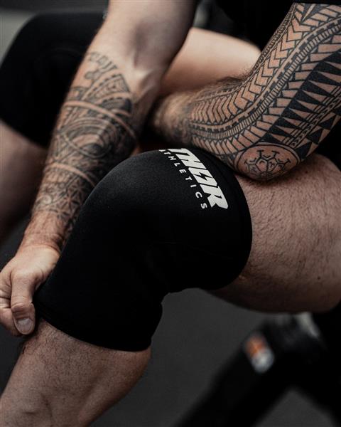 Grote foto thor athletics knee sleeves 7mm neopreen powerlifting rood maat xs sport en fitness fitness