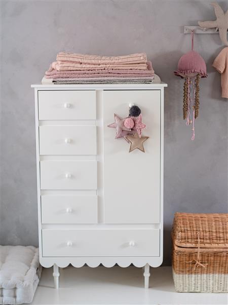 Grote foto commode babushka white white kinderen en baby complete kinderkamers