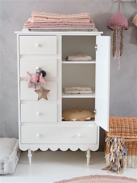 Grote foto commode babushka white white kinderen en baby complete kinderkamers