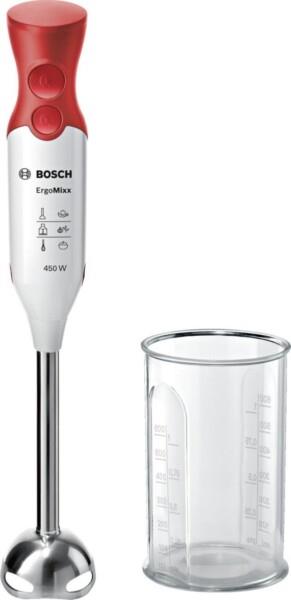 Grote foto bosch msm64110 ergomixx staafmixer 450w rood wit verpakking beschadigd huis en inrichting keukenbenodigdheden