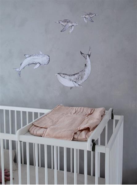 Grote foto ledikant peuterbed babushka white 70x140cm white kinderen en baby complete kinderkamers