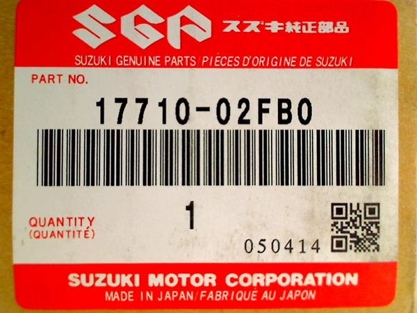 Grote foto suzuki tl 1000 r 1998 2003 437v radiateur 17710 02fb0 motoren overige accessoires