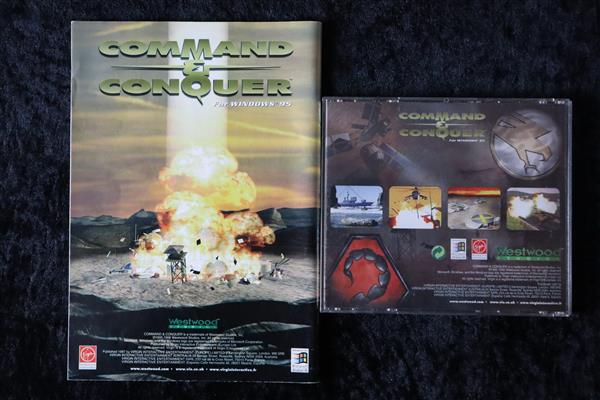 Grote foto command conquer for windows 95 pc game manual spelcomputers games overige games