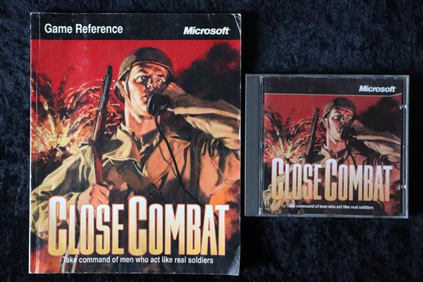 Grote foto microsoft close combat pc game manual spelcomputers games overige games