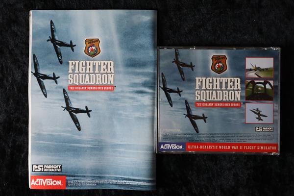 Grote foto fighter squadron the screamin demons over europe pc game manual spelcomputers games overige games