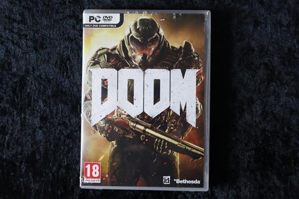 Grote foto doom pc game spelcomputers games pc