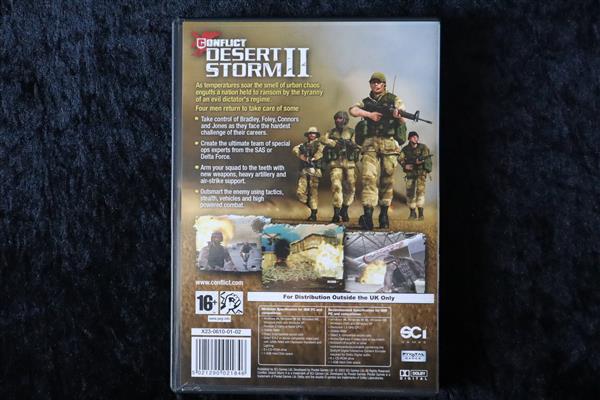 Grote foto conflict desert storm ii pc game spelcomputers games pc