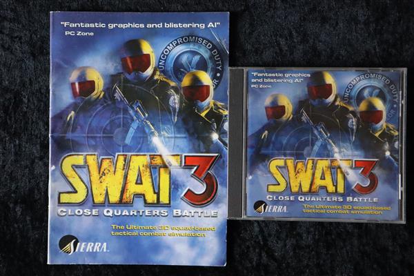 Grote foto swat 3 close quarters battle pc game manual spelcomputers games overige games