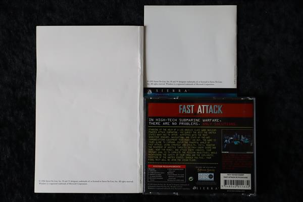Grote foto fast attack pc game manuals spelcomputers games overige games