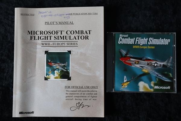 Grote foto microsoft combat flight simulator wwii europe series pc game spelcomputers games overige games
