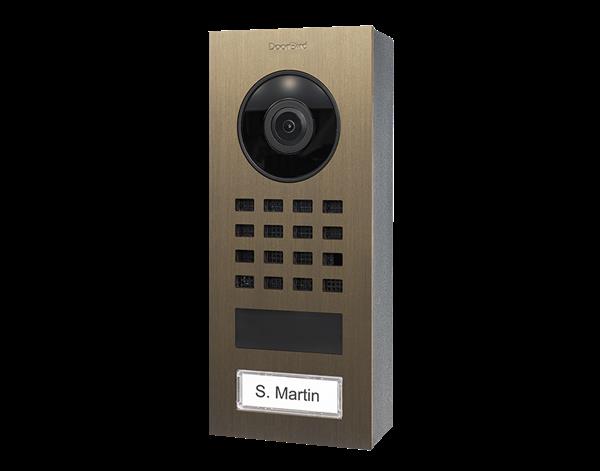 Grote foto doorbird ip intercom d1101v opbouw d1101v rvs 304 v2a geborsteld opbouw audio tv en foto videobewakingsapparatuur