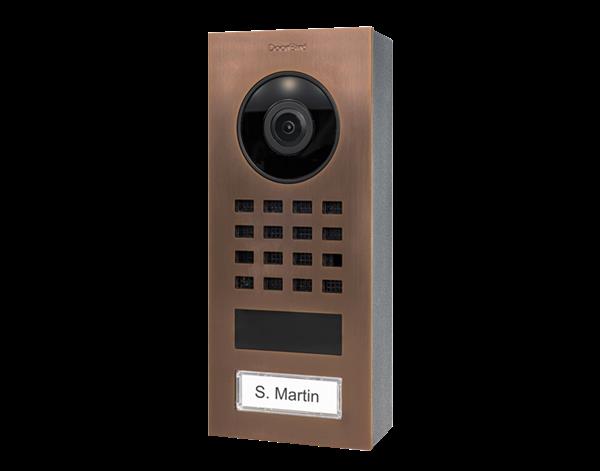 Grote foto doorbird ip intercom d1101v opbouw d1101v rvs 304 v2a geborsteld opbouw audio tv en foto videobewakingsapparatuur