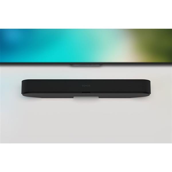 Grote foto sonos beam wallmount ophangsysteem kleur zwart audio tv en foto luidsprekers