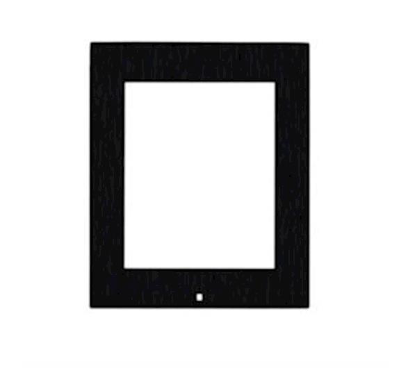 Grote foto 2n opbouw installatieframe met grootte 1 module voor helios ip verso en access units kleur zwart audio tv en foto professionele video apparatuur