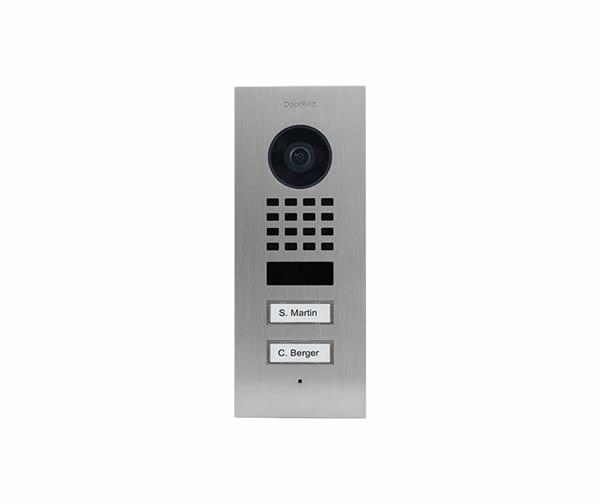 Grote foto doorbird ip intercom d1102v rvs inbouw d1102v rvs 316 v4a zoutbestendig inbouw audio tv en foto videobewakingsapparatuur