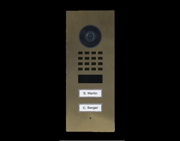 Grote foto doorbird ip intercom d1102v rvs inbouw d1102v rvs 316 v4a zoutbestendig inbouw audio tv en foto videobewakingsapparatuur