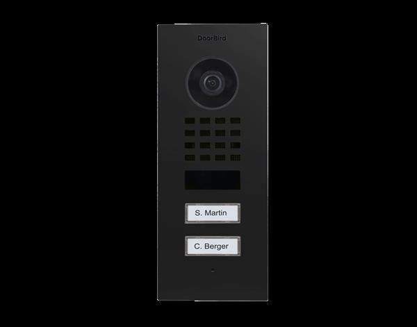 Grote foto doorbird ip intercom d1102v rvs inbouw d1102v rvs 316 v4a zoutbestendig inbouw audio tv en foto videobewakingsapparatuur