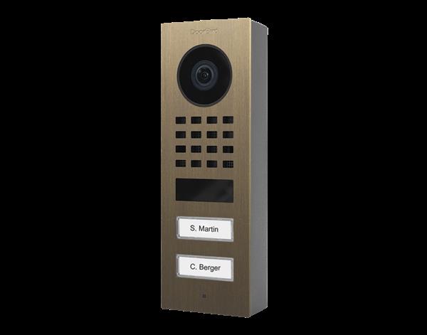 Grote foto doorbird ip intercom d1102v opbouw d1102v rvs 316 v4a zoutwater bestendig opbouw audio tv en foto professionele video apparatuur