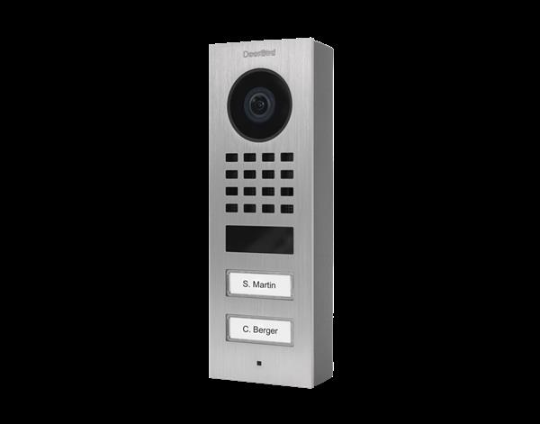Grote foto doorbird ip intercom d1102v opbouw d1102v rvs 316 v4a zoutwater bestendig opbouw audio tv en foto professionele video apparatuur