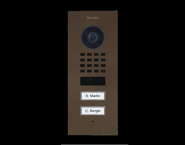 Grote foto doorbird ip intercom d1102v rvs inbouw d1102v rvs 304 v2a inbouw audio tv en foto professionele video apparatuur