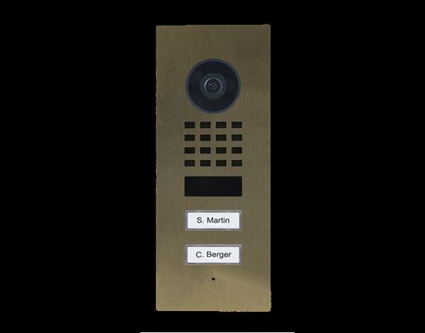 Grote foto doorbird ip intercom d1102v rvs inbouw d1102v rvs 304 v2a inbouw audio tv en foto professionele video apparatuur