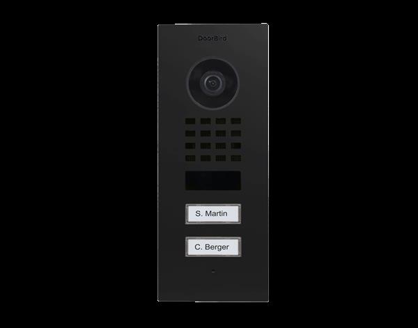 Grote foto doorbird ip intercom d1102v rvs inbouw d1102v rvs 316 v4a zoutbestendig inbouw audio tv en foto professionele video apparatuur