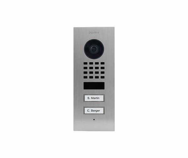 Grote foto doorbird ip intercom d1102v rvs inbouw d1102v rvs 316 v4a zoutbestendig inbouw audio tv en foto professionele video apparatuur
