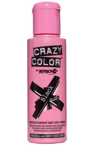 Grote foto crazy color black natural black 100ml kleding dames sieraden