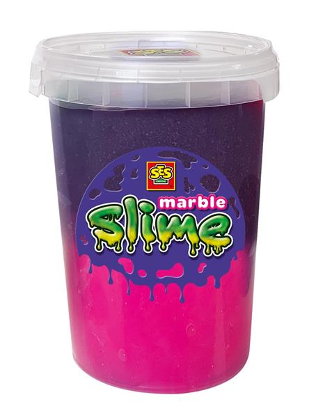 Grote foto ses slime marble roze en paars 200gr kinderen en baby overige