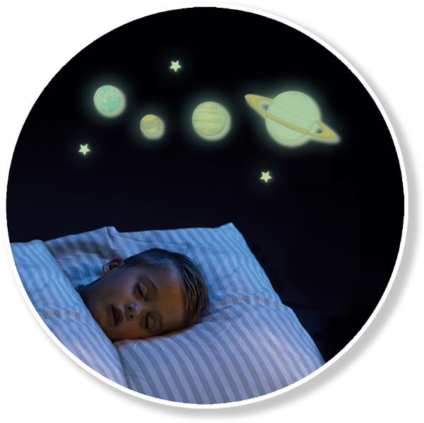 Grote foto explore glowing zonnestelsel kinderen en baby overige