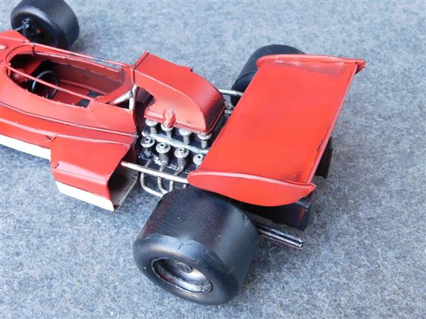 Grote foto formule 1 racewagen metaal handgemaakt tuin en terras tuindecoratie