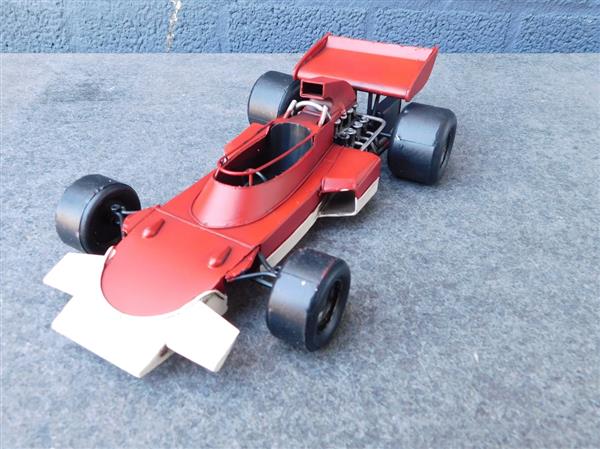 Grote foto formule 1 racewagen metaal handgemaakt tuin en terras tuindecoratie