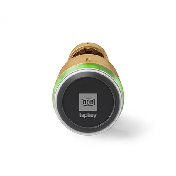 Grote foto dom tapkey pro messing knopcilinder eenzijdige toegangscontrole met nfc ble skg buitenmaat 3 doe het zelf en verbouw materialen en producten