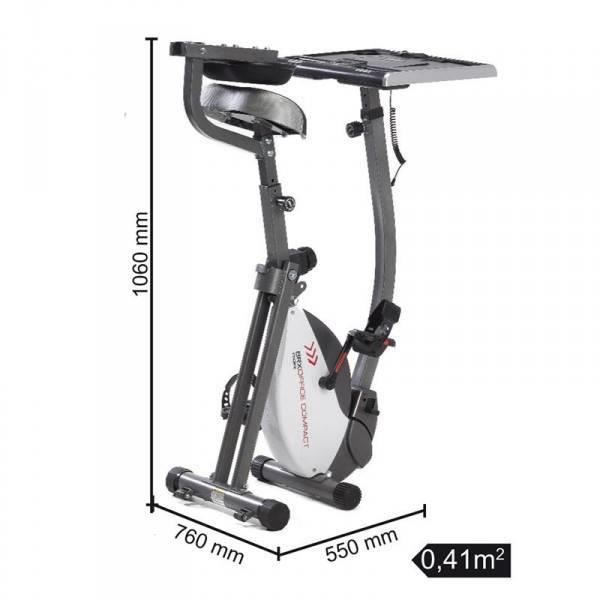 Grote foto toorx fitness brx office compact deskbike bureaufiets sport en fitness fitness