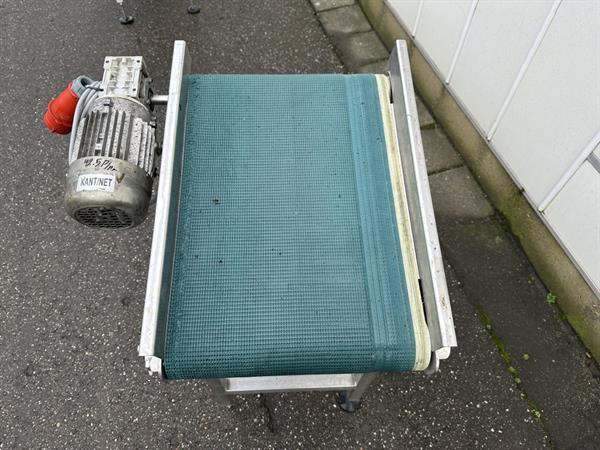 Grote foto rvs transportband 60 x 40 cm agrarisch transportbanden