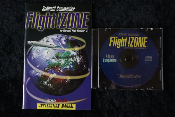 Grote foto schiratti commander flight zone pc game manual spelcomputers games overige games