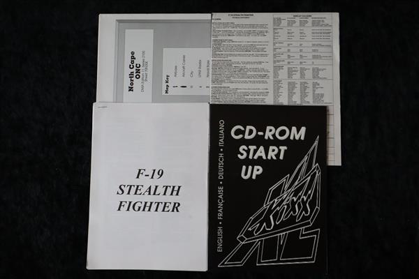 Grote foto f 19 stealth fighter pc game manual spelcomputers games overige games
