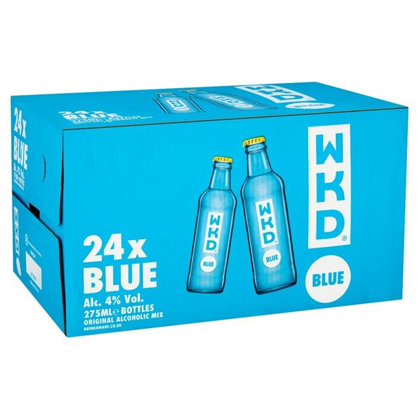 Grote foto wkd vodka blue 24x 27.5cl diversen overige diversen