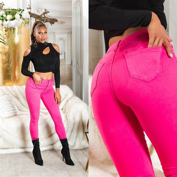 Grote foto push up jeans met hoge taille grijs kleding dames spijkerbroeken en jeans