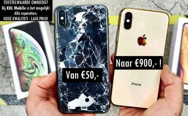 Grote foto iphone achterkant vervangen xxl mobile wolvega telecommunicatie toebehoren en onderdelen