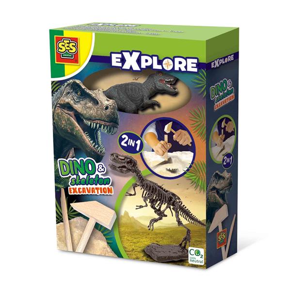 Grote foto ses explore dino en skelet opgraven 2 in 1 t rex kinderen en baby overige