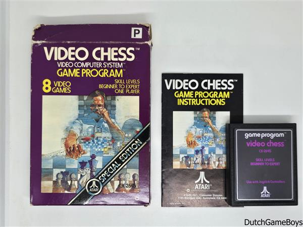 Grote foto atari 2600 game program 8 video chess special edition spelcomputers games overige games