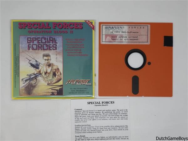 Grote foto atari 400 800 xe xl 5 25 disk special forces operation blood ii spelcomputers games overige games