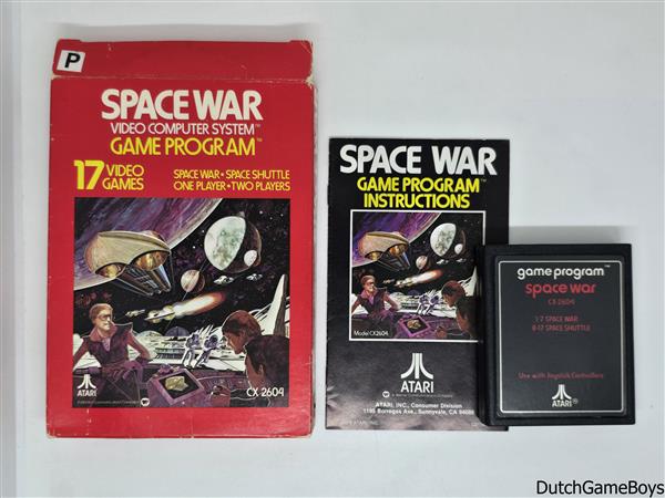 Grote foto atari 2600 game program 17 space war spelcomputers games overige games