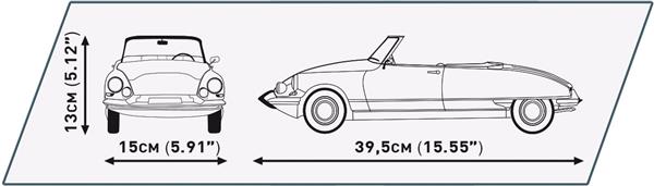 Grote foto cobi 24346 citroen ds19 1962 convertible kinderen en baby overige