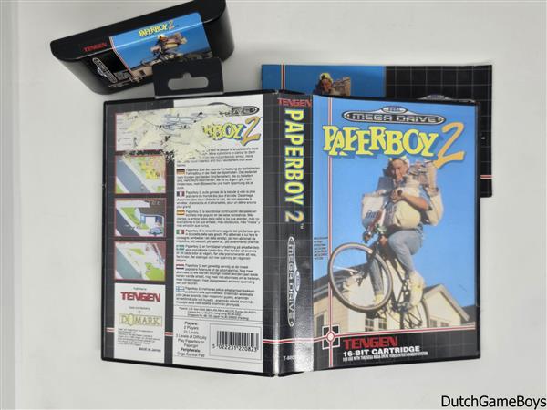 Grote foto sega megadrive paperboy 2 spelcomputers games overige games