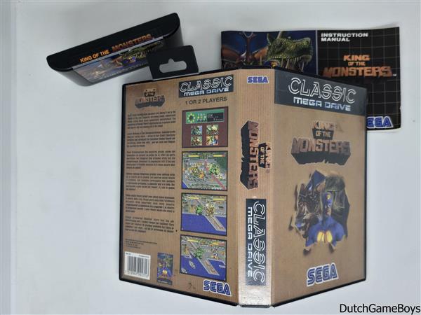 Grote foto sega megadrive king of the monsters classic spelcomputers games overige games