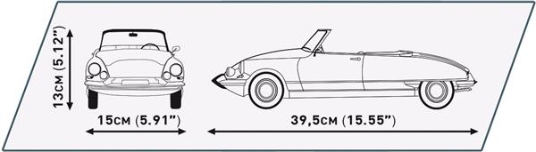 Grote foto cobi 24346 citroen ds19 1962 convertible kinderen en baby overige