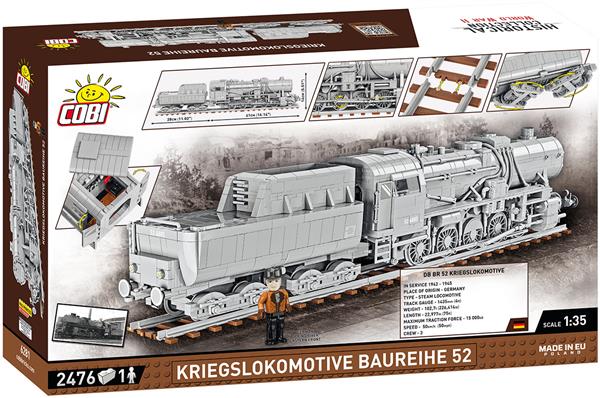 Grote foto cobi 6281 oorlogslocomotive baureihe 52 kinderen en baby overige