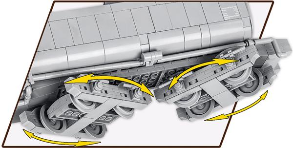 Grote foto cobi 6281 oorlogslocomotive baureihe 52 kinderen en baby overige